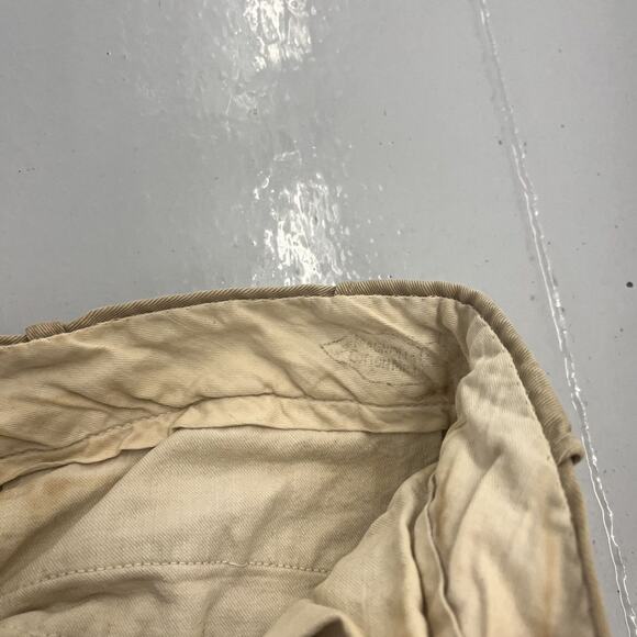 Vintage 50s Magnolia Tan Sanforized Sail Cloth Chinos 36x29 - Picture 6 of 6